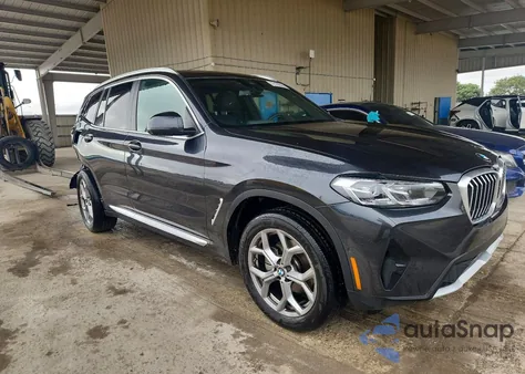 2024 BMW X3 Sdrive30I из США, поврежденный, VIN 5UX43DP0XR9X37607